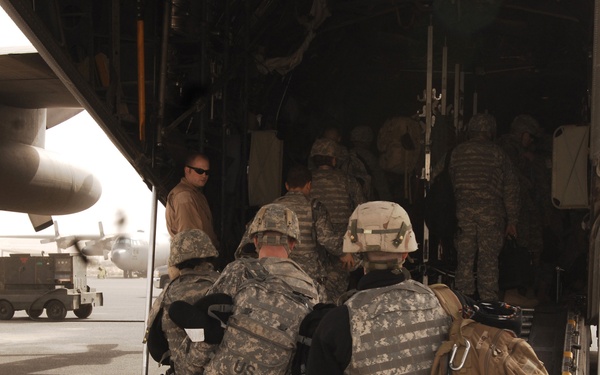 737th EAS Transporting Coaliition Forces