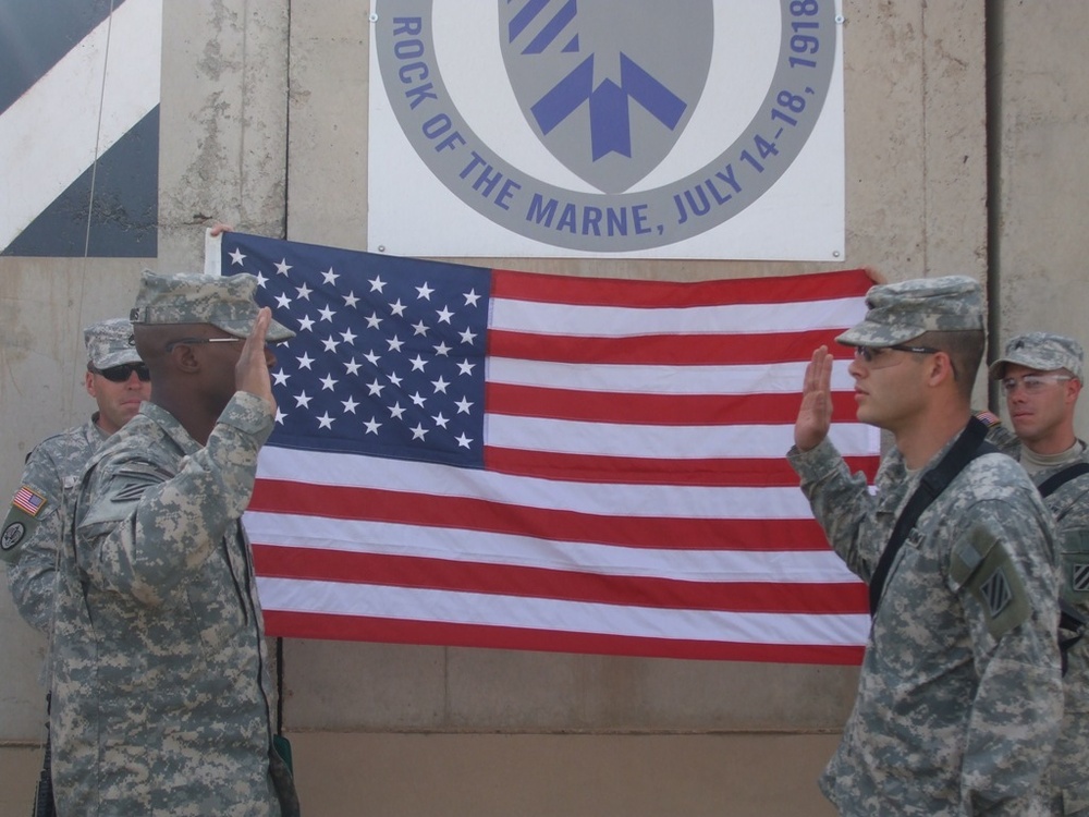 3rd ID completes re-up goal in unprecedented time