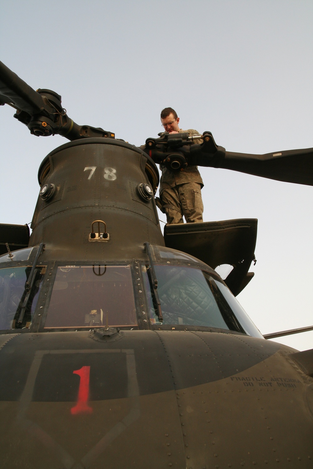 Pre-Flight Checks Combat Aviation Brigade, 1st Infantry Division