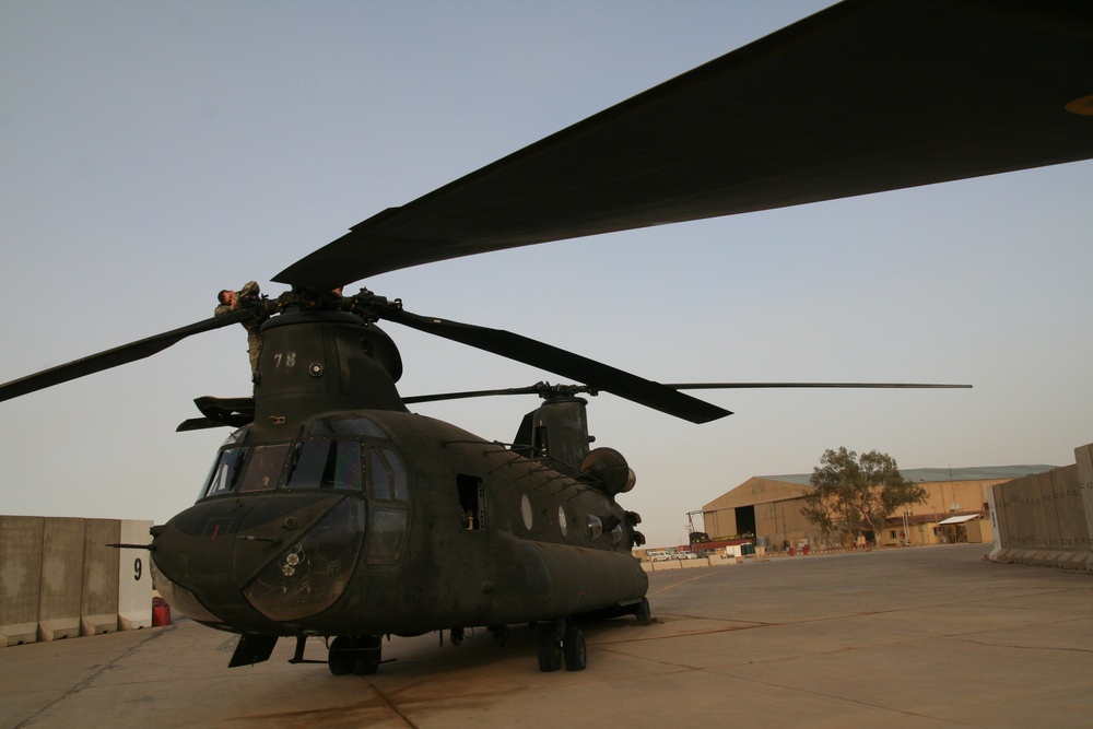 Pre-Flight Checks Combat Aviation Brigade, 1st Infantry Division