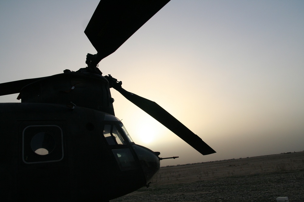 Mission at Sunset Combat Aviation Brigade, 1st Infantry Division