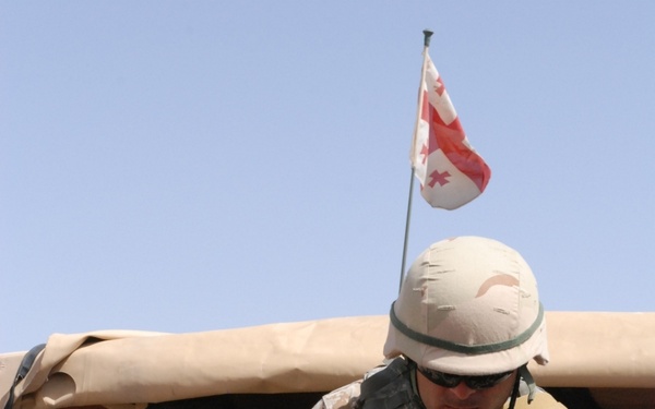 Georgians provide aid to local residents