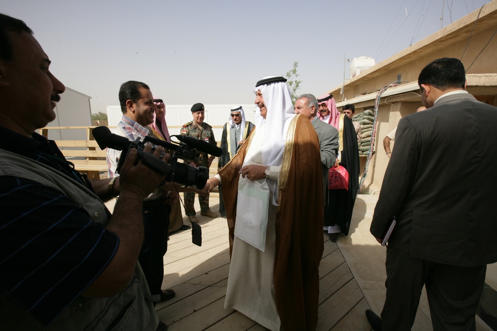 Anbar Leaders Unite Aboard Camp Fallujah
