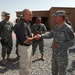 Visiting the troops at Camp Buehring, Kuwait