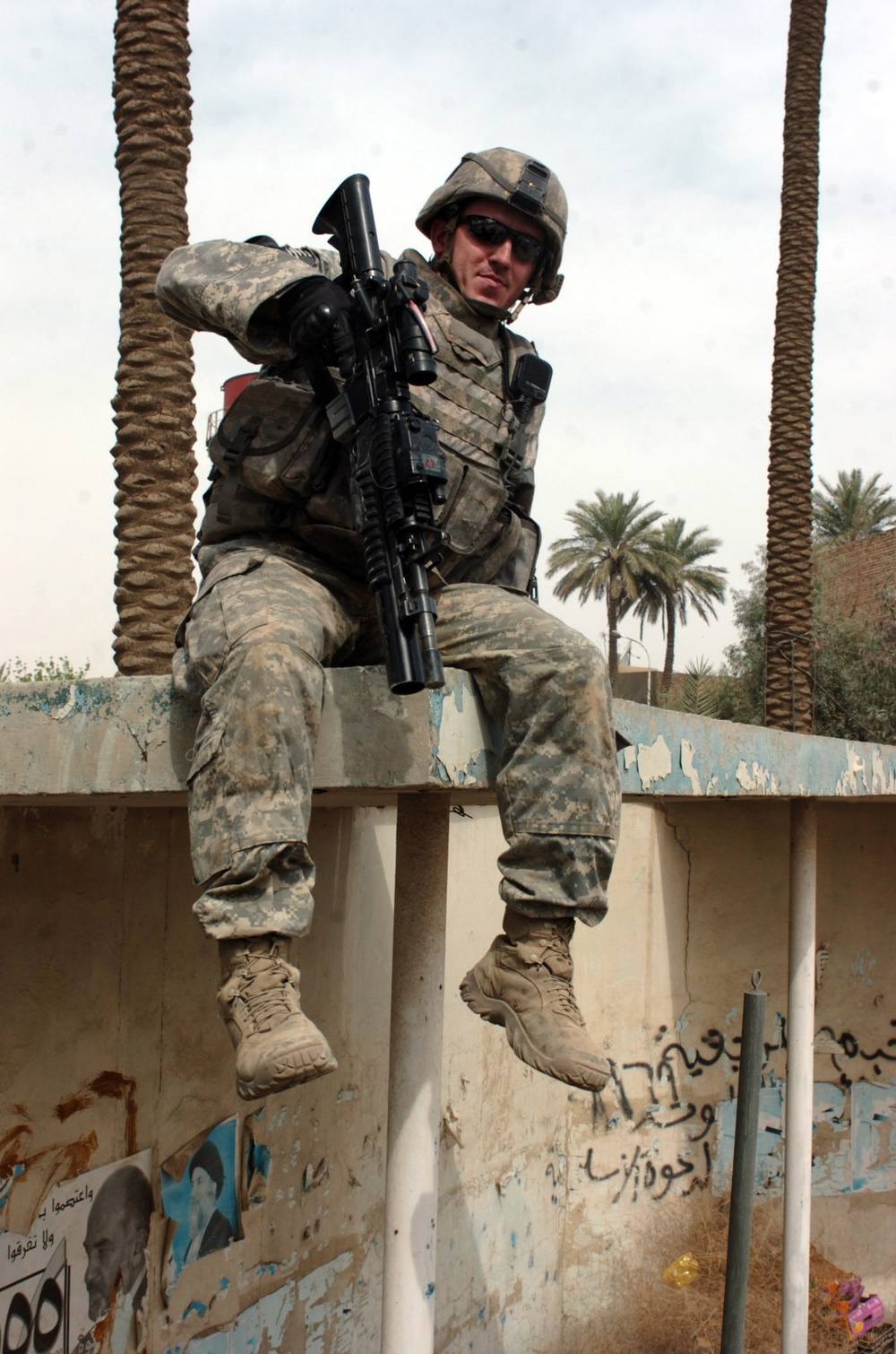 Ohio native patrols western Baghdad
