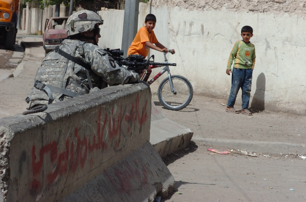 Indiana native patrols northern Baghdad