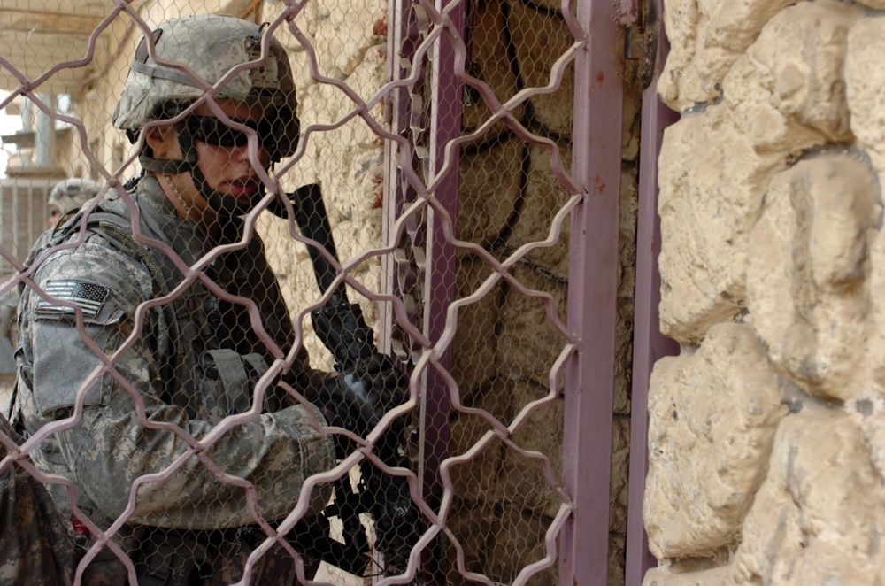 Indiana native patrols northern Baghdad