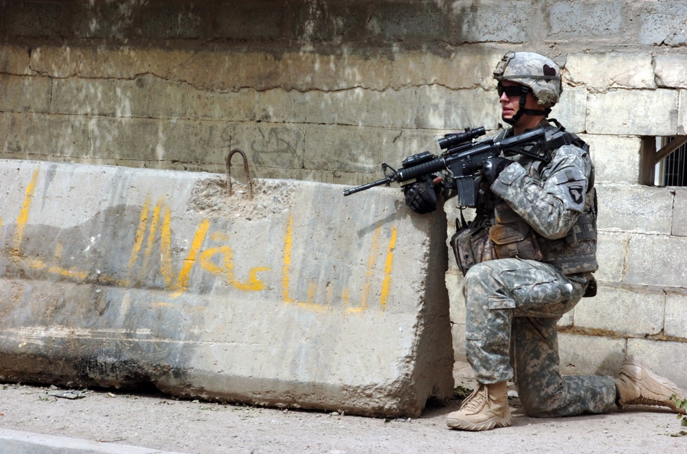 Indiana native patrols northern Baghdad