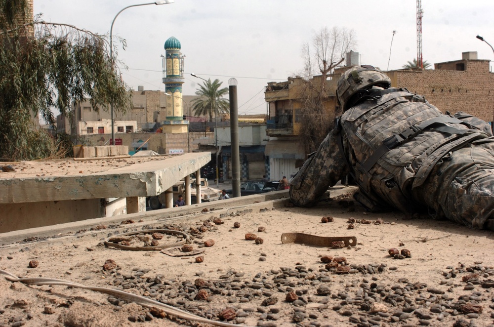 Indiana native patrols northern Baghdad