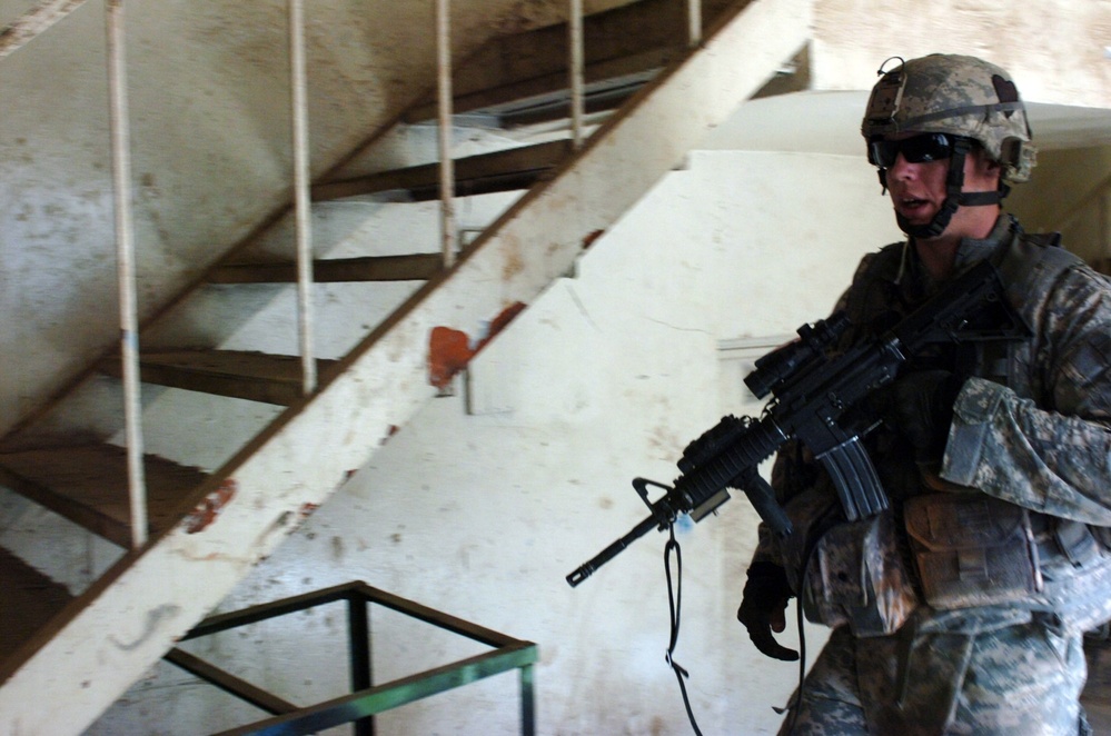 Indiana native patrols northern Baghdad
