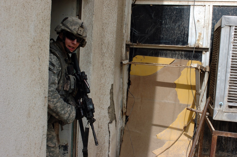 Indiana native patrols northern Baghdad