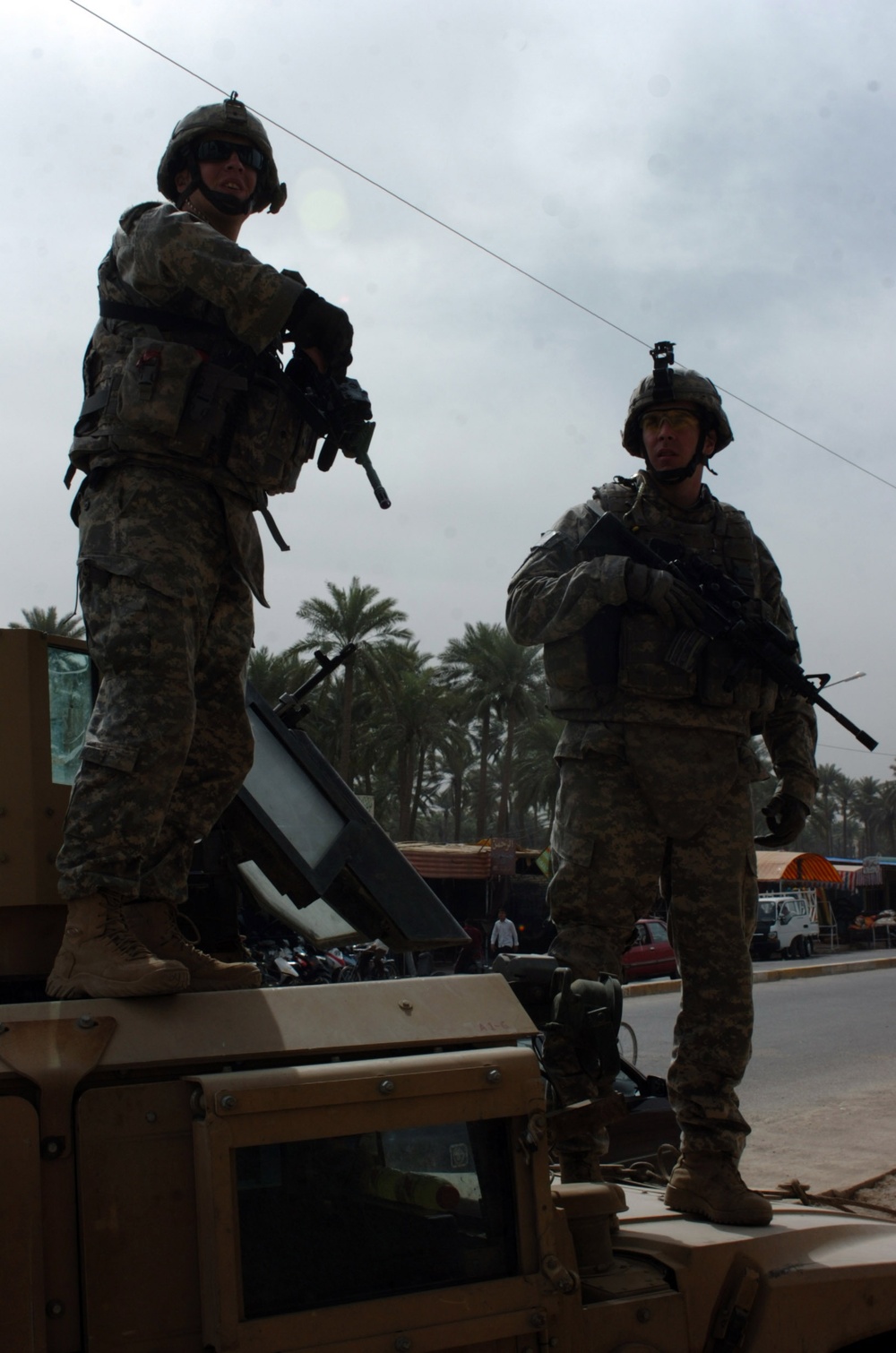 Indiana native patrols northern Baghdad