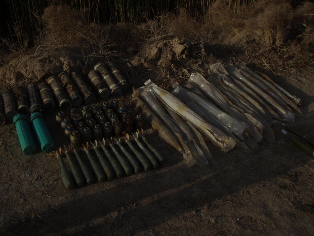 Two weapons caches found in Shaka 3 area