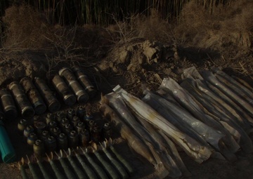 Two weapons caches found in Shaka 3 area