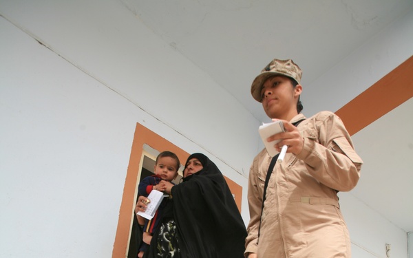 Iraqi Women's Engagement: Service Members Reach Out to Women and Children