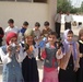 Soldiers, stateside elementary school give Iraqi school children something to smile about