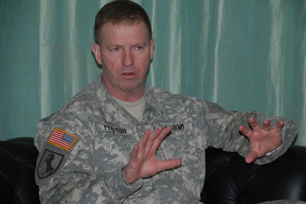 Senior enlisted leader visits troops, assesses situation