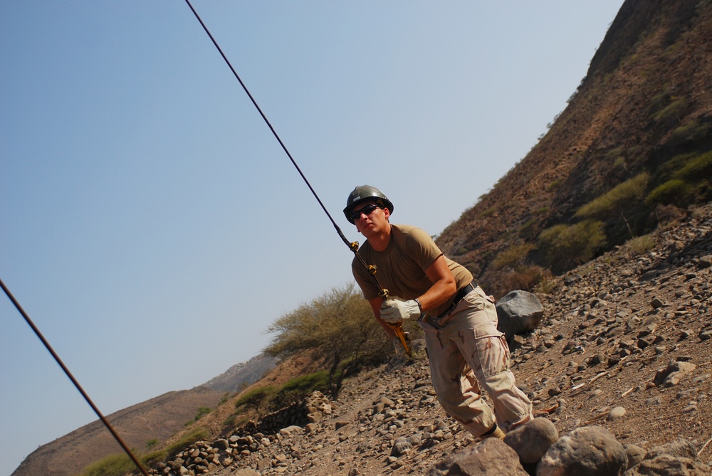 Water well team fixes water wells