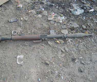 Weapons found after aerial engagement