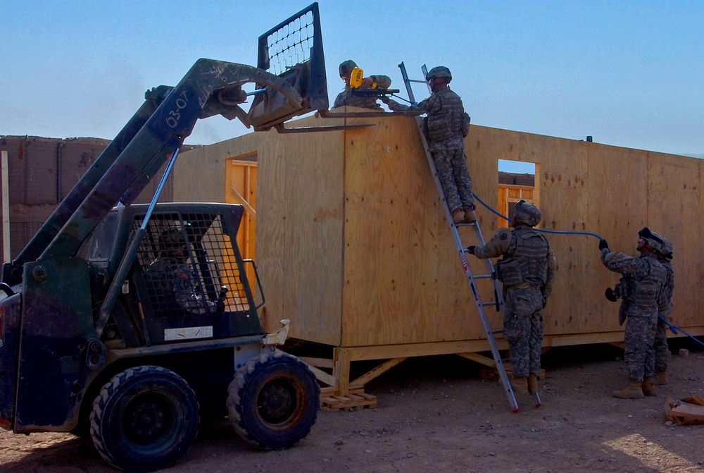 3rd Armored Cav. Regiment constructs combat outpost