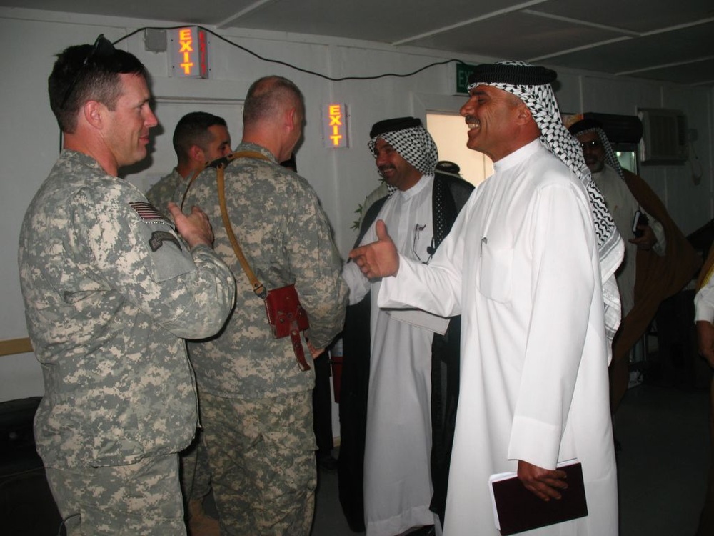 3rd Brigade Combat Team leaders host sheikh support council meeting