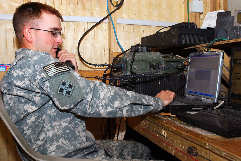 4th Infantry Division 'Phoenix' Soldiers at work