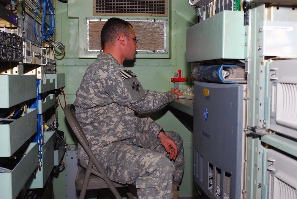 4th Infantry Division 'Phoenix' Soldiers at work