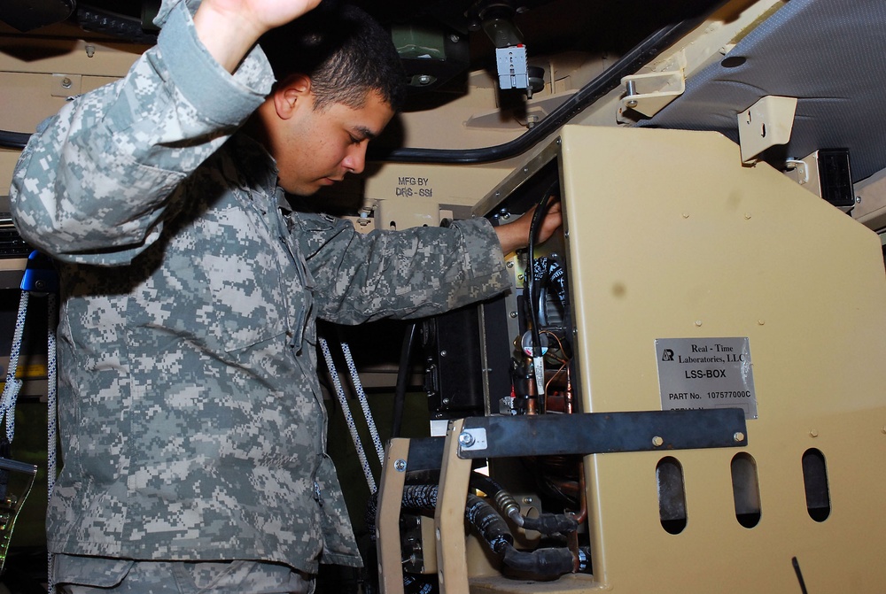 4th Infantry Division 'Phoenix' Soldiers at work