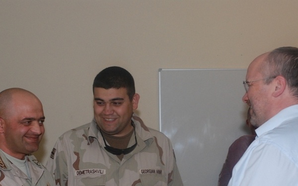 Lithuanian MoD Visits Troops at Delta