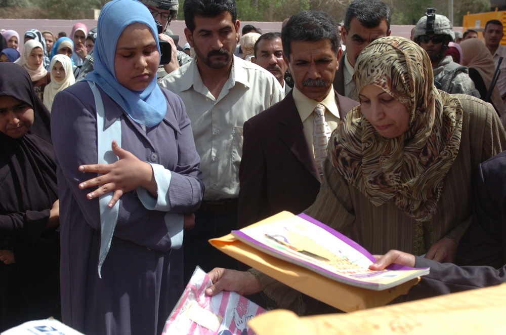 Adwaniyah opens middle school, health clinic