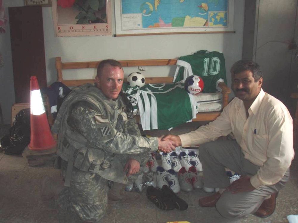 Secondary school receives soccer uniforms