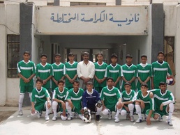 Secondary school receives soccer uniforms