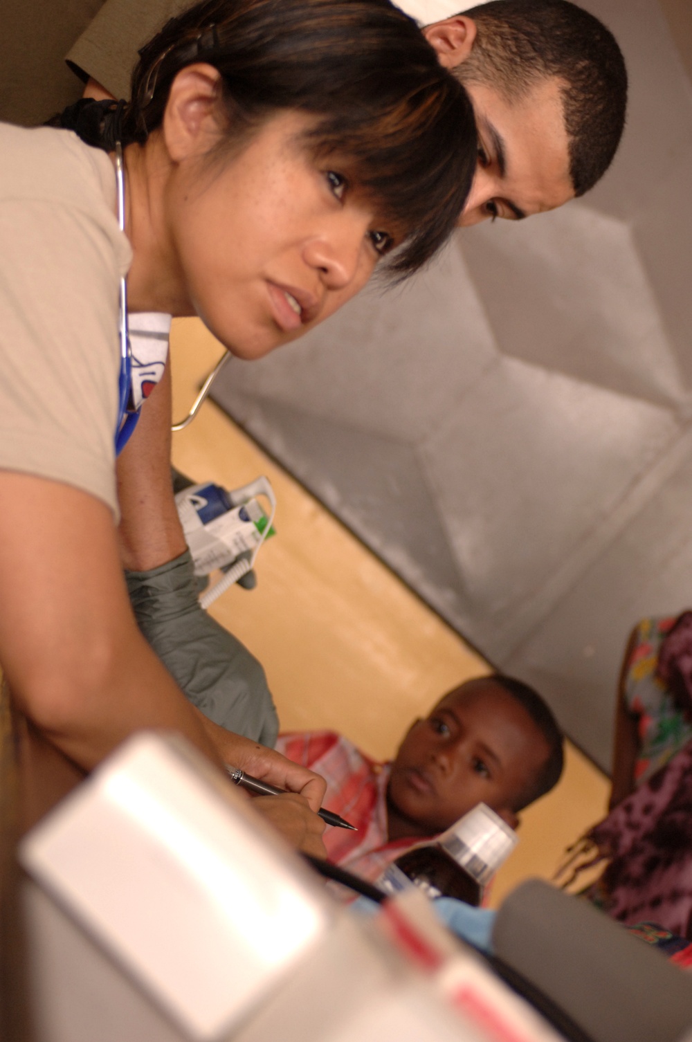 U.S. and Djibouti Healthcare Workers Deliver Care