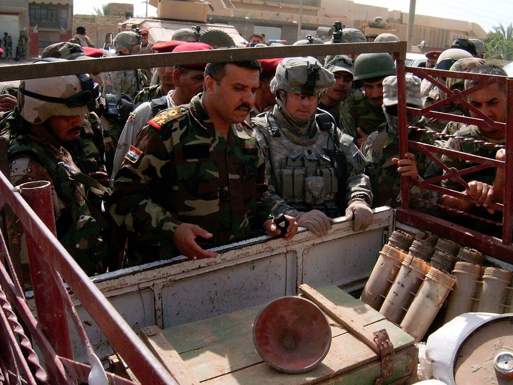 Iraqi Army finds large munitions cache in truck