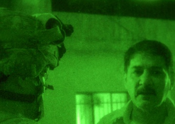 Battery B Soldiers visit Iraqi checkpoints