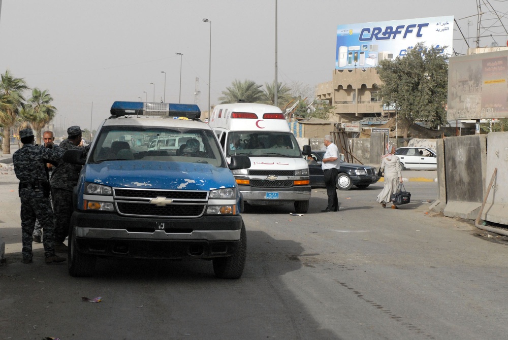 National Police keep Baghdad neighborhood secure