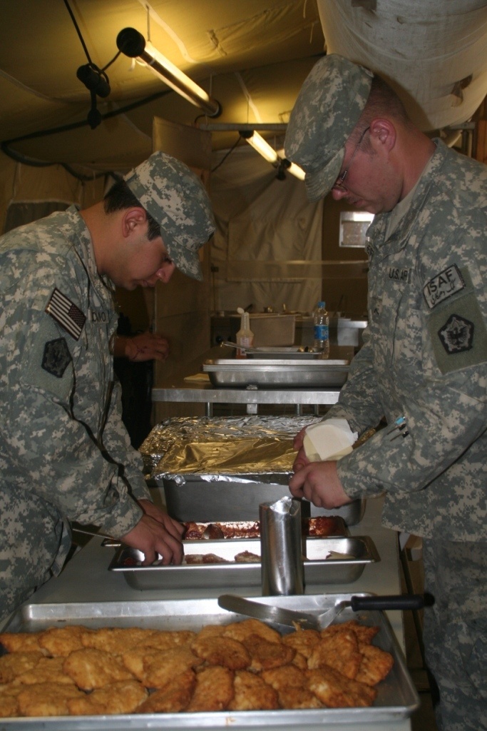 Army cooks provide a taste of home during deployments