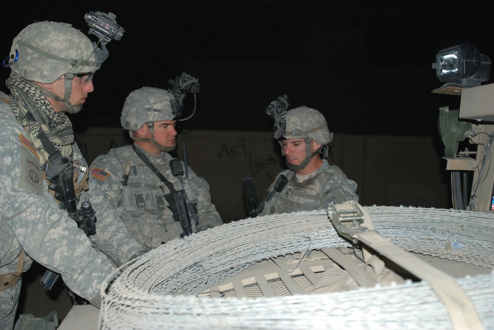 Paratroopers Prepare to Head Out on Patrol