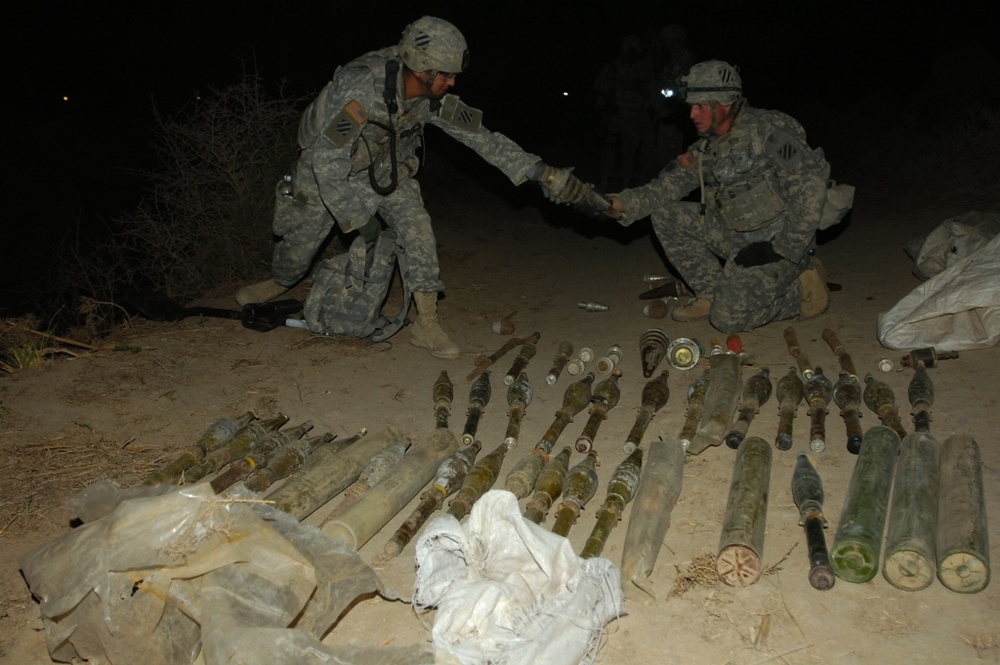 Informant leads Soldiers to multiple caches