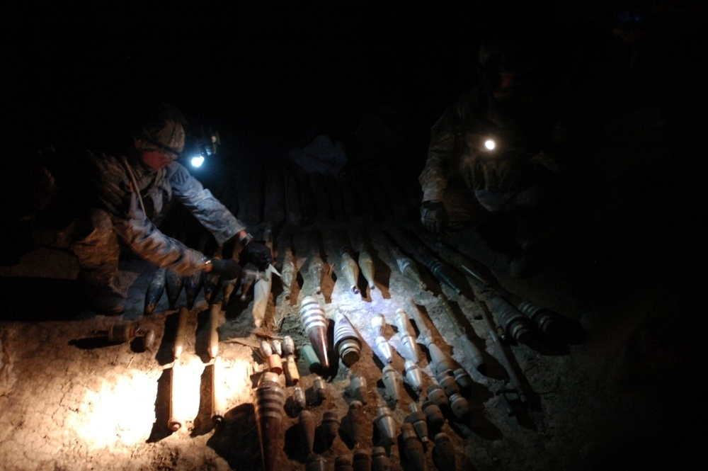 Informant leads Soldiers to multiple caches