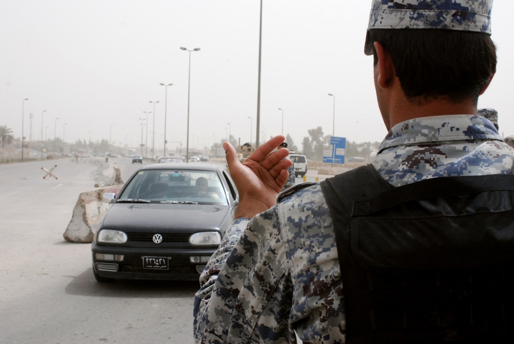 IPs continue to provide security to people of Baghdad