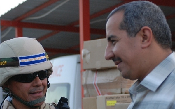 Cuscatlán Battalion delivers medical supplies in Kut