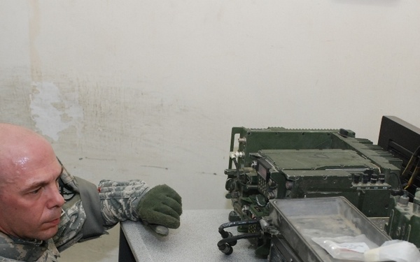 Iraqi police, Military Police set up operations post