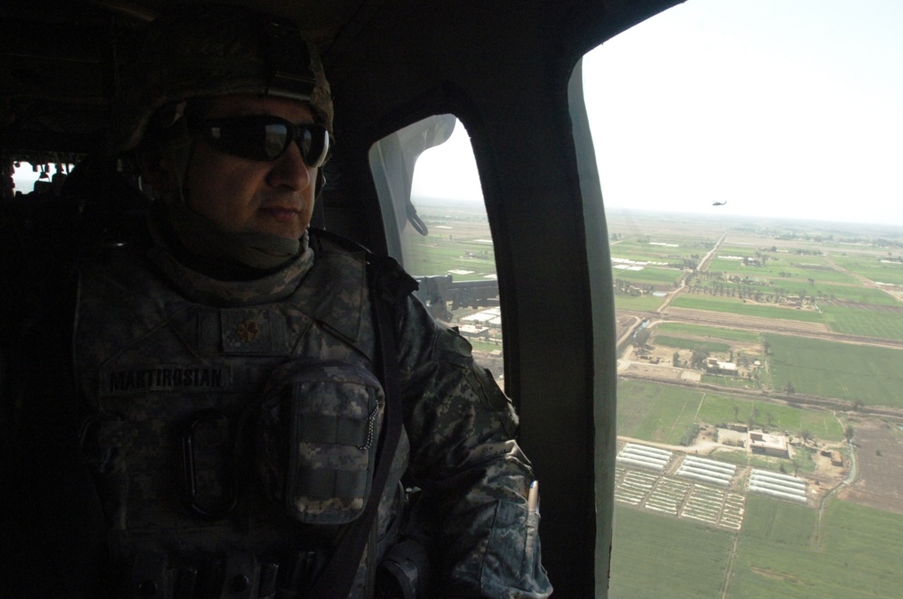 Brig. Gen. Huggins visits COP Summers