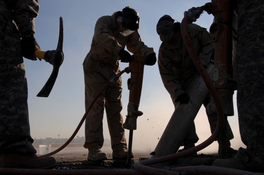 447 Expeditionary Civil Engineer Squadron Baghdad International Airport Repair