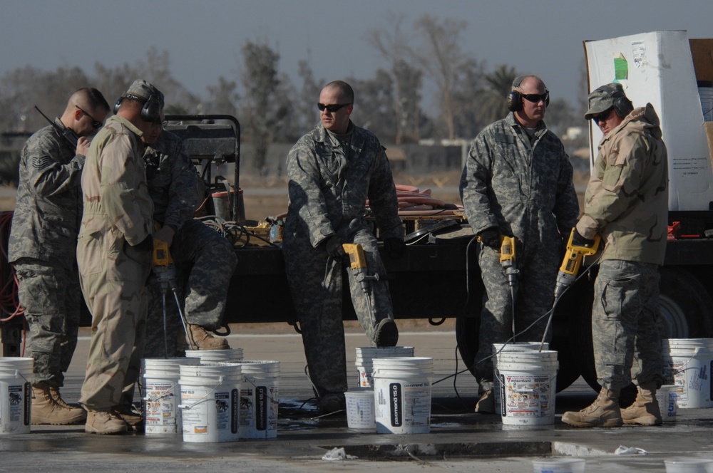 447 Expeditionary Civil Engineer Squadron Repair Baghdad International Airport