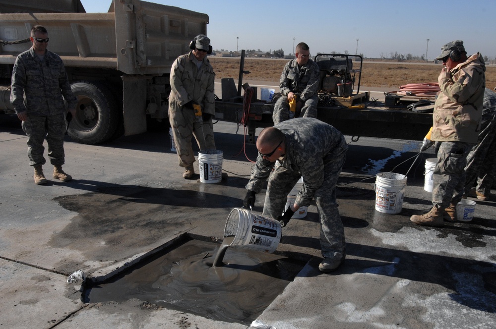 447 Expeditionary Civil Engineer Squadron Repair Baghdad International Airport