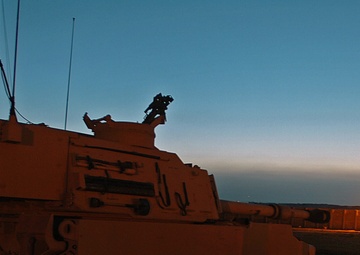 Paladin Howitzers fire rounds in support of ground troops