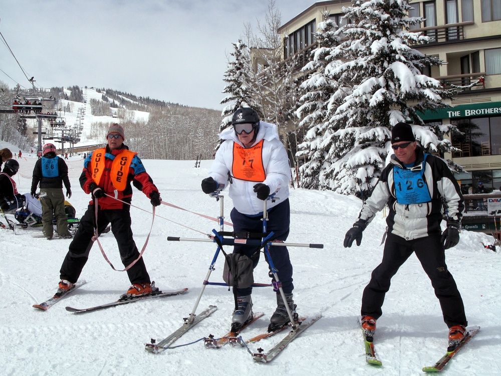 Senior Citizen Hits Slopes to Inspire Younger Disabled Vets