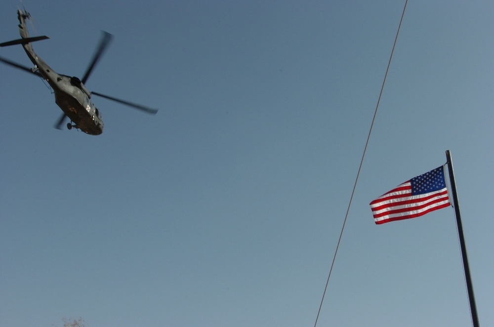 U.S. Soldiers restore honor to Old Glory